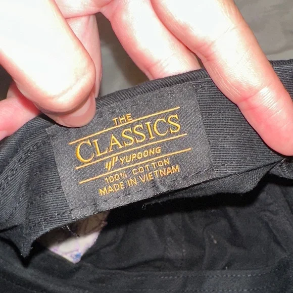 Dermot Kennedy Black Cap with Purple Embroidery - Picture 4 of 4